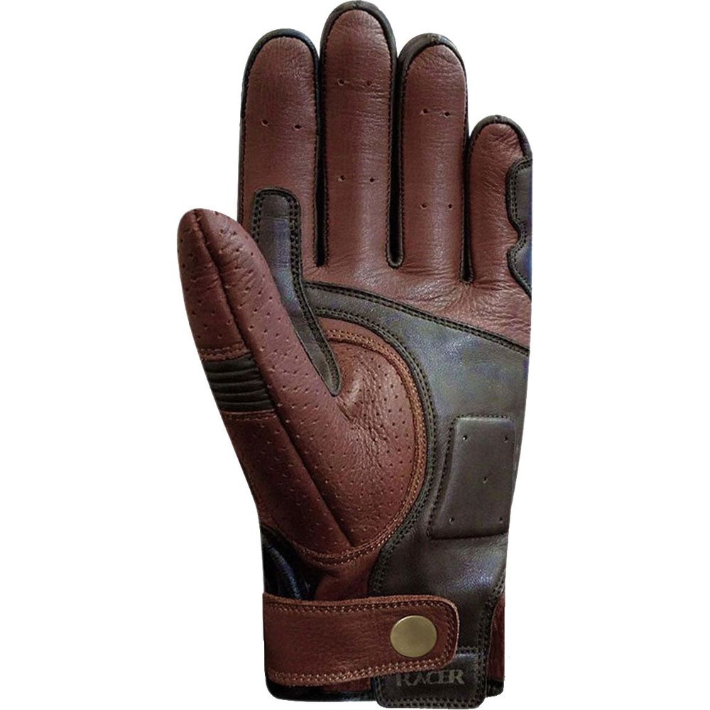 Racer (France) Dante Summer Leather Gloves Brown / Black