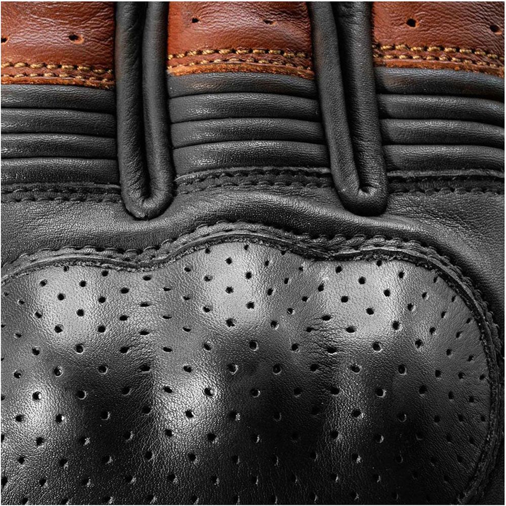 Racer (France) Dante Summer Leather Gloves Brown / Black