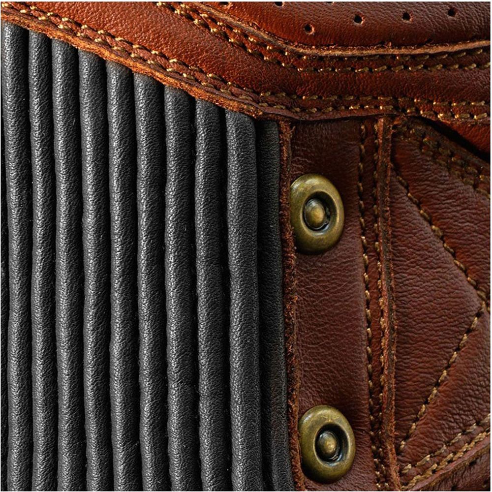 Racer (France) Dante Summer Leather Gloves Brown / Black