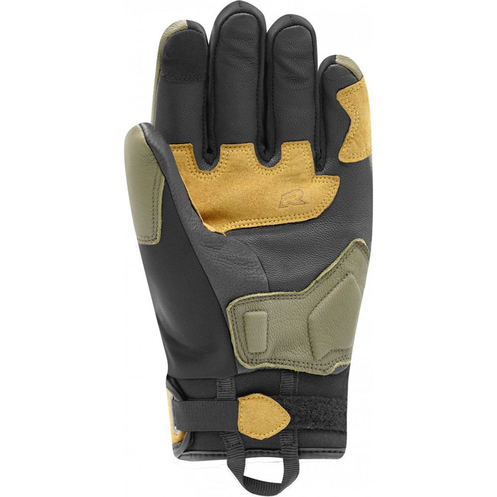 Racer (France) Ronin Winter Leather / Softshell Gloves Black / Sand / Green