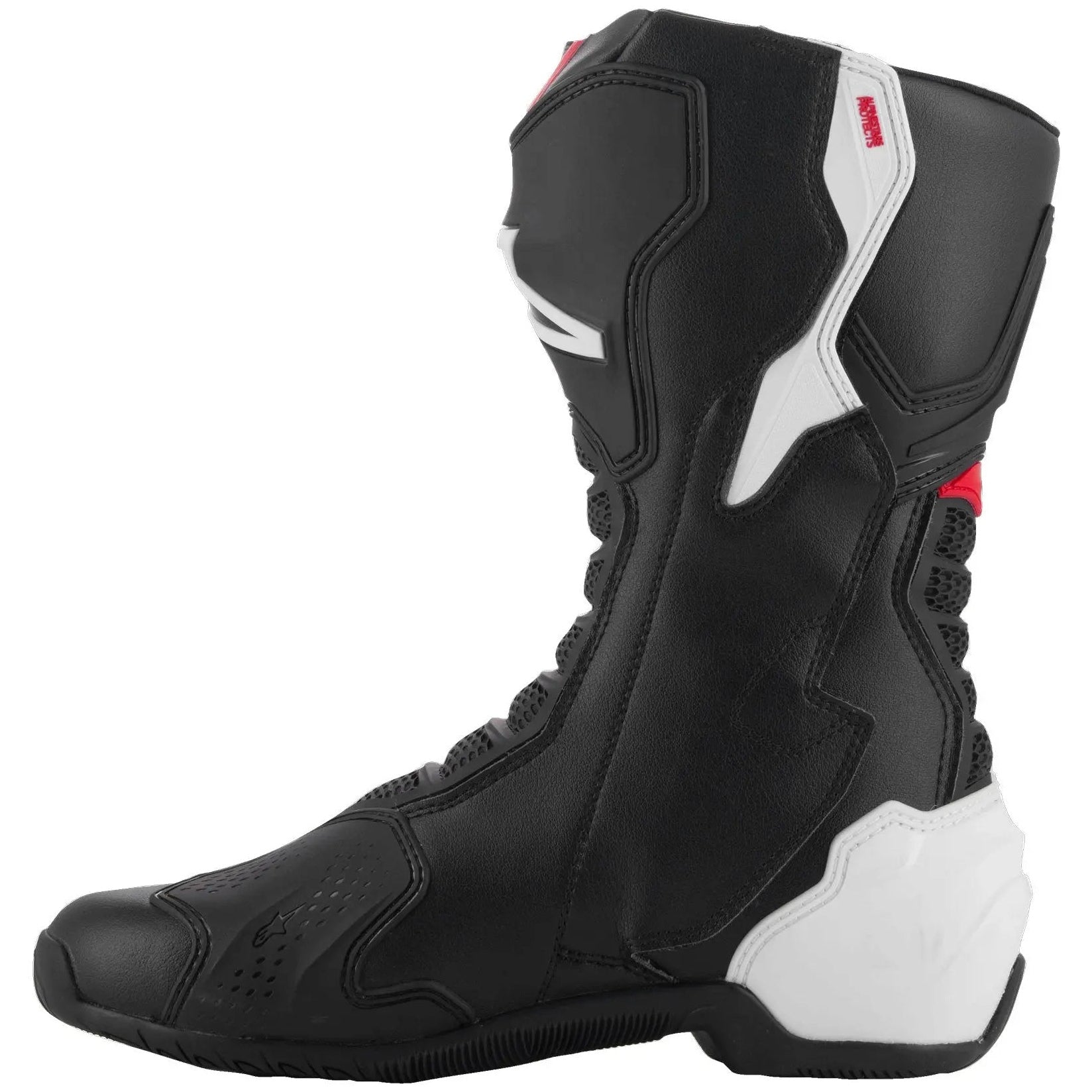 Alpinestars SMX-6 V3 Boots Black / White / Red Graphic, inner side view