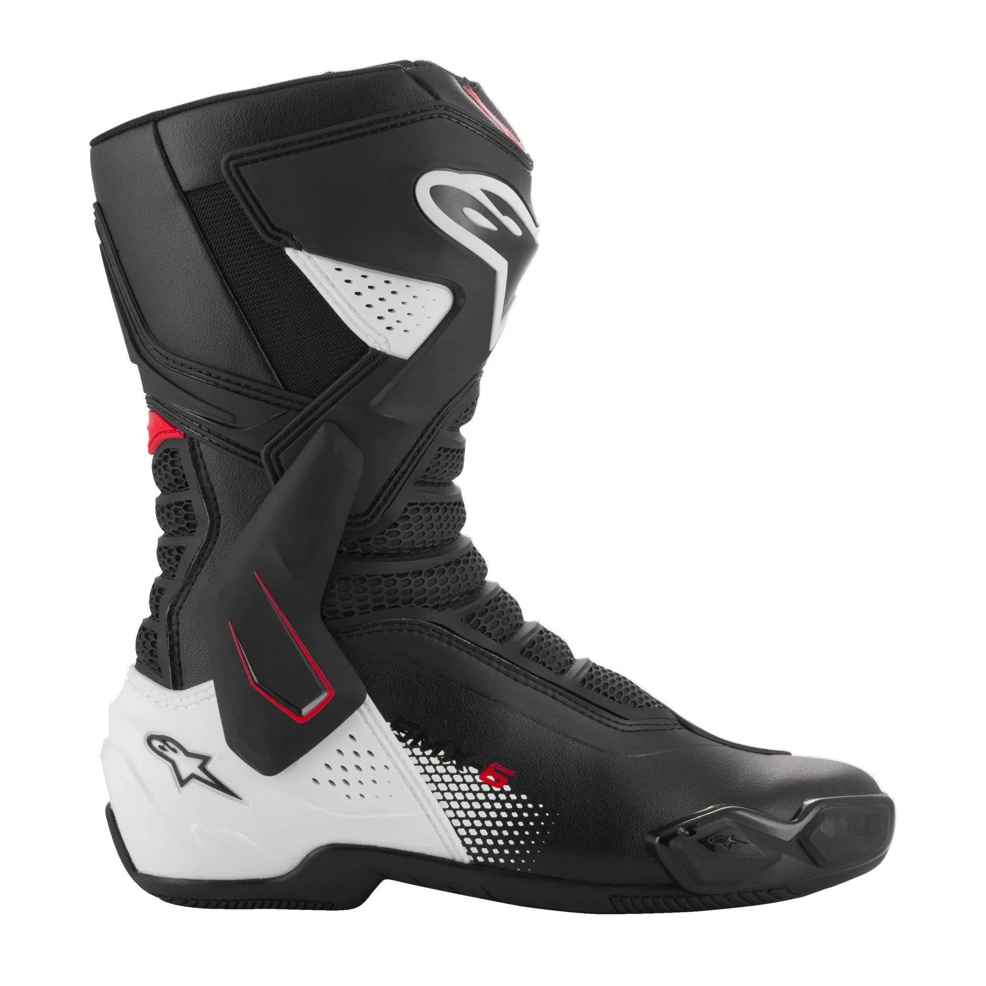 Alpinestars SMX-6 V3 Boots Black / White / Red Graphic - FREE UK Shipping, FREE 365 Day Returns | Moto Central