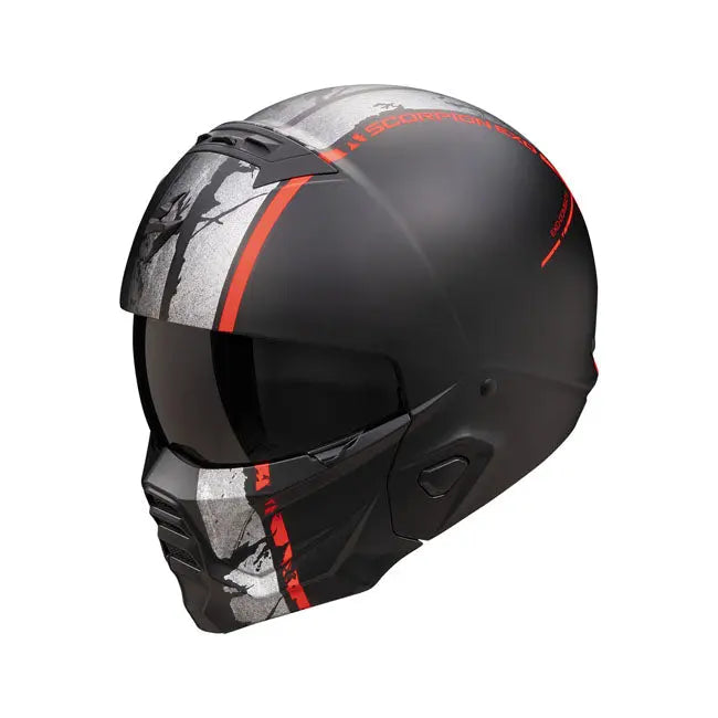 Scorpion Exo-Combat 2 Lord Full Face Helmet Matt Black / Red  - FREE UK Shipping, FREE 365 Day Returns | Moto Central