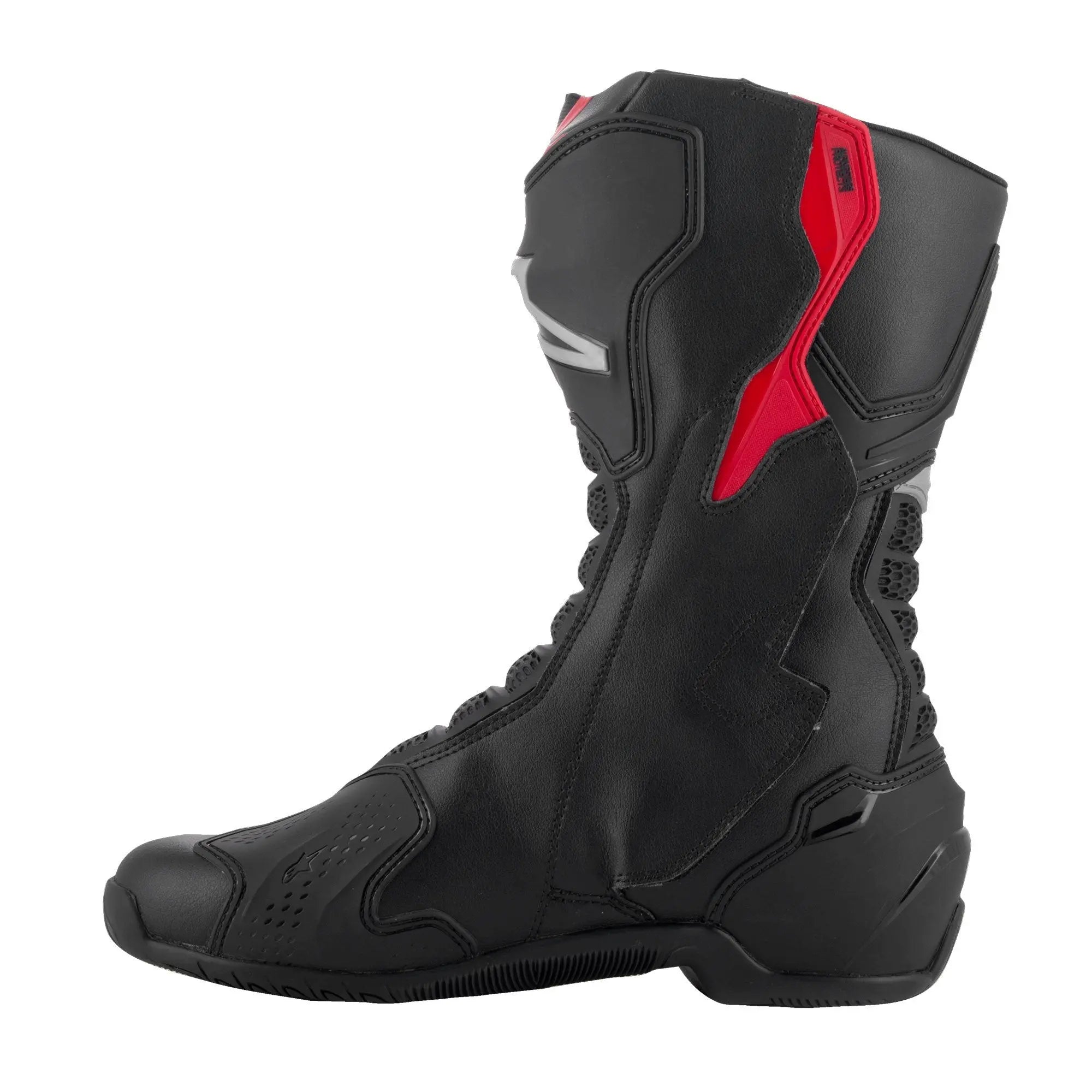 Alpinestars SMX-6 V3 Boots Black / Silver / Red - FREE UK Shipping, FREE 365 Day Returns | Moto Central