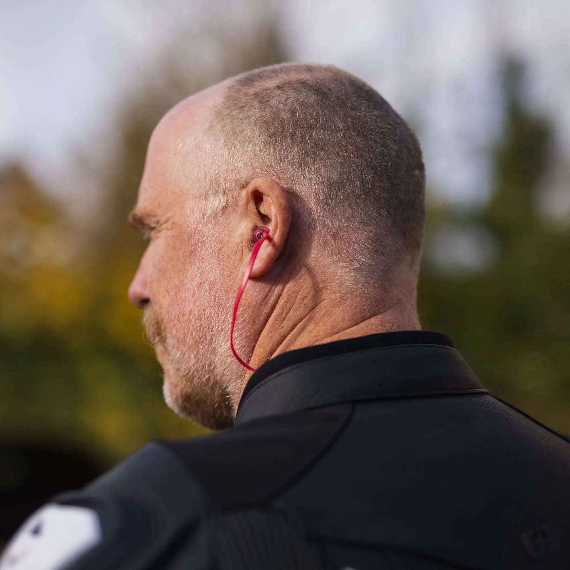 Oxford FilterBuds Race 28 SNR Ear Buds Clear / Red - FREE UK Shipping, FREE 365 Day Returns | Moto Central