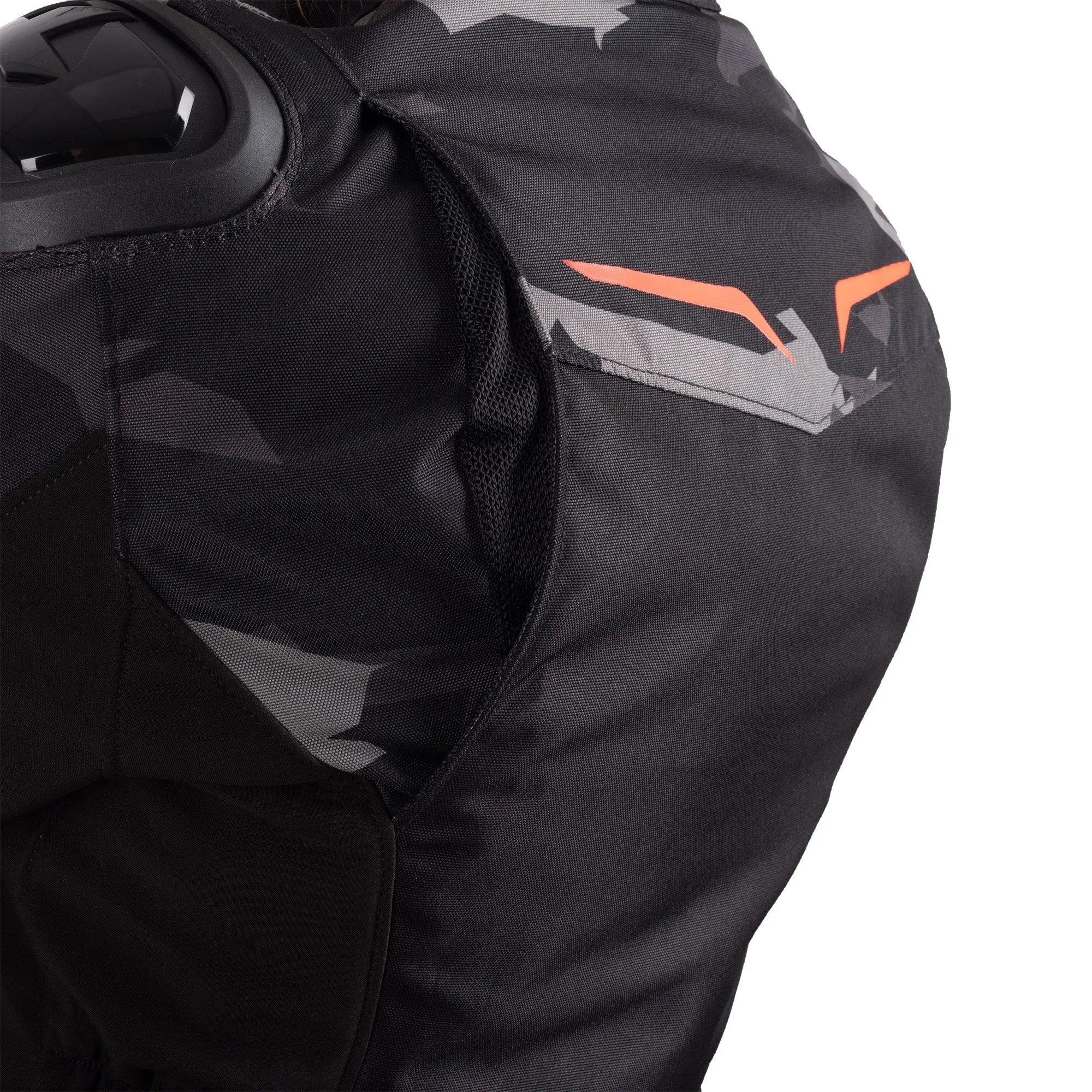 Oxford Omega 1.0 Dry2Dry Ladies Textile Jacket Black / Camo / Red - FREE UK Shipping, FREE 365 Day Returns | Moto Central