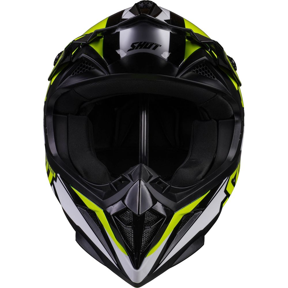 Shot Pulse MX Revenge Black / Neon Yellow / Glossy White