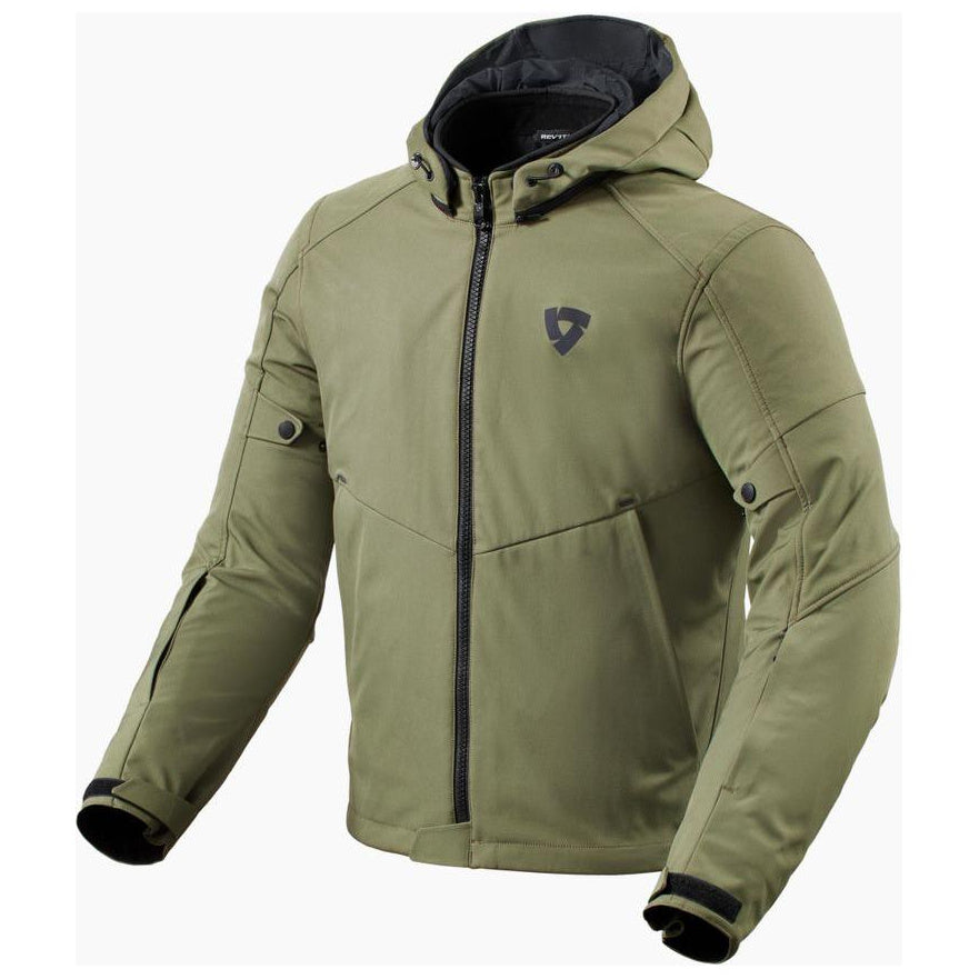 Revit Afterburn H2O Textile Jacket Green green textile jacket front view