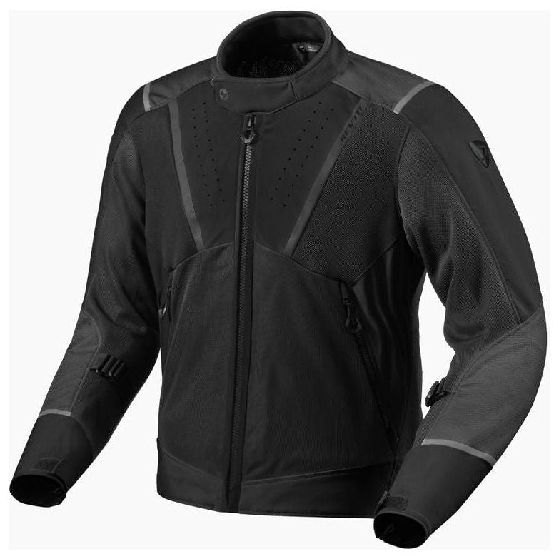 Revit Airwave 4 Textile Jacket Black jacket front view on a white background