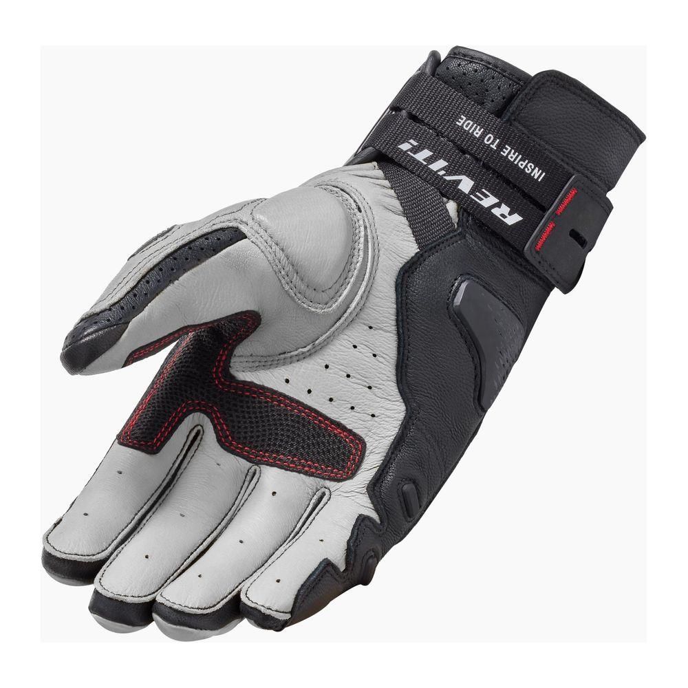 Revit Cayenne 2 Leather Gloves Black / Silver