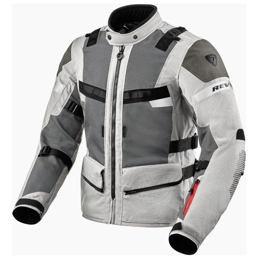 Revit Cayenne 2 Textile Jacket Silver - front view