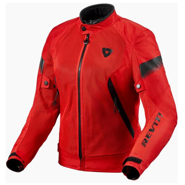 Revit Control Air H2O Ladies Textile Jacket Red / Black - front view