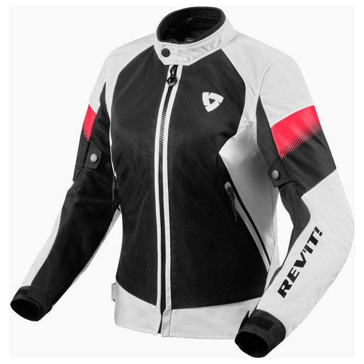 Revit Control Air H2O Ladies Textile Jacket White / Black - front view