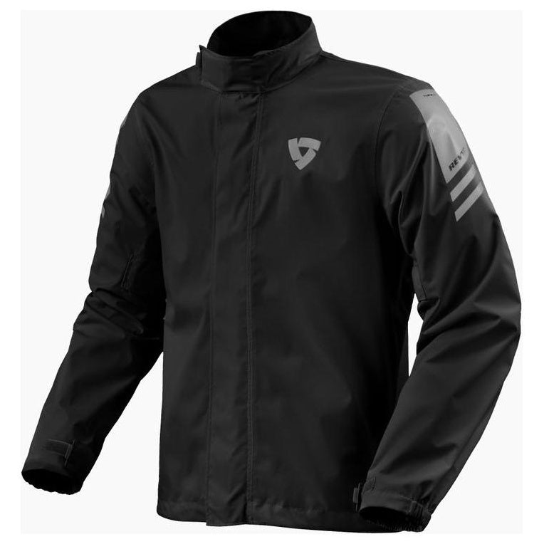 Revit Cyclone 4 H2O Rain Over Jacket Black - front view