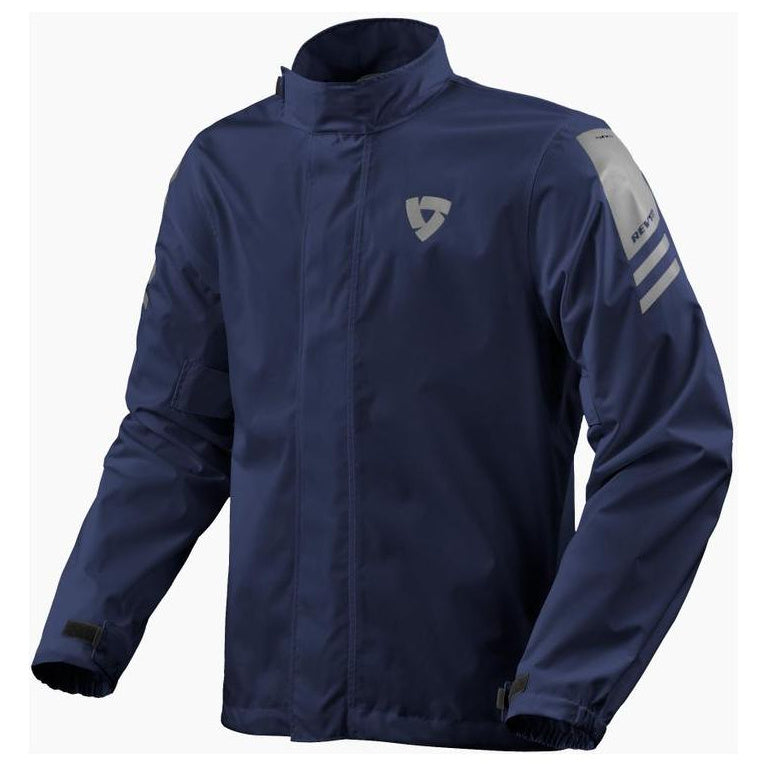 Revit Cyclone 4 H2O Rain Over Jacket Dark Blue - front view