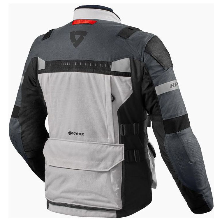 Revit Defender 3 Gore-Tex Jacket Silver / Anthracite - rear view