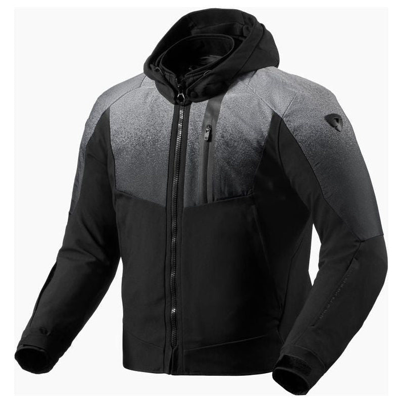 Revit Epsilon H2O Textile Jacket Black / Grey - front view