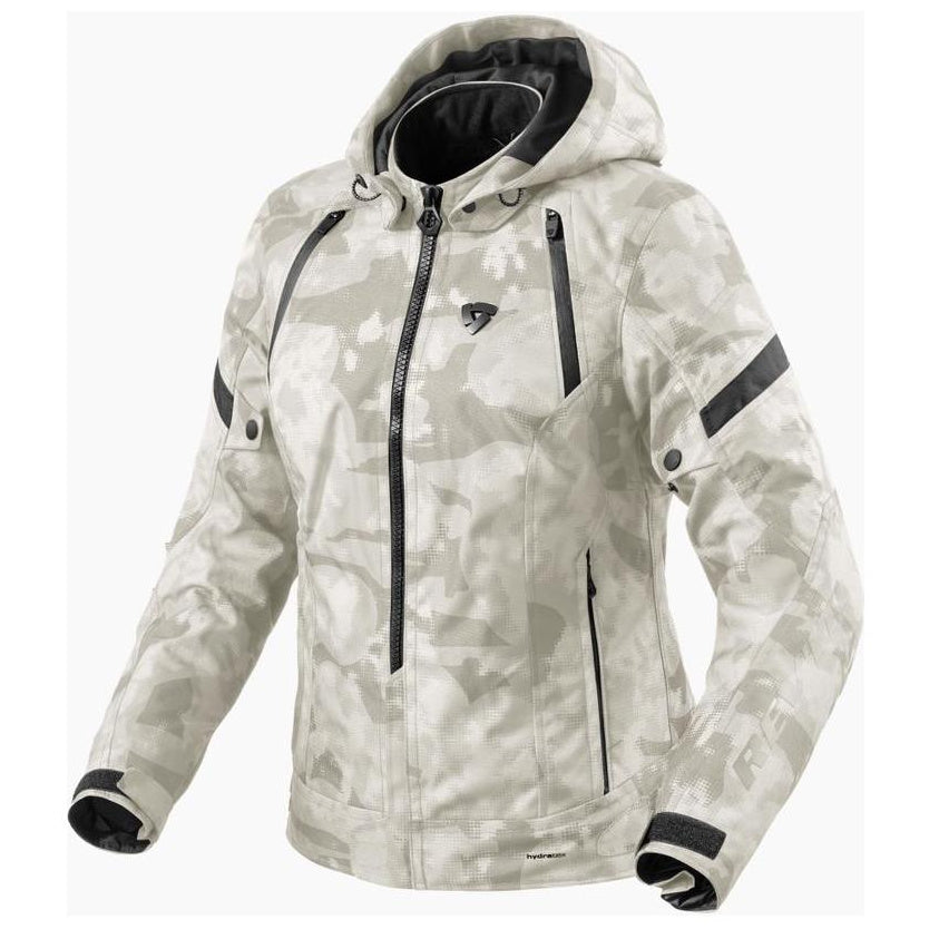 Revit Flare 3 H2O Ladies Textile Jacket Camo / Grey / White - front view
