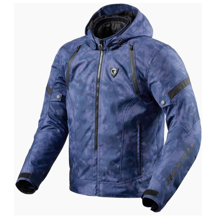 Revit Flare 3 H2O Textile Jacket Camo / Blue - front view