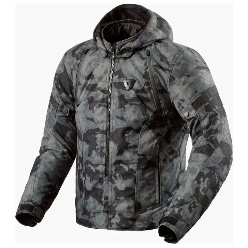 Revit Flare 3 H2O Textile Jacket Camo / Dark Grey - front view