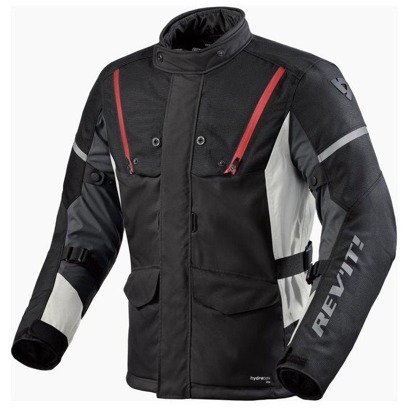 Revit Horizon 3 H2O Textile Jacket Black / Red - front view