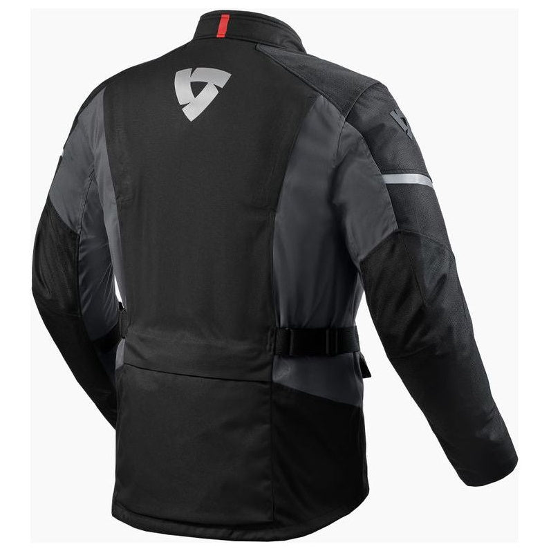 Revit Horizon 3 H2O Textile Jacket Black / White - rear view