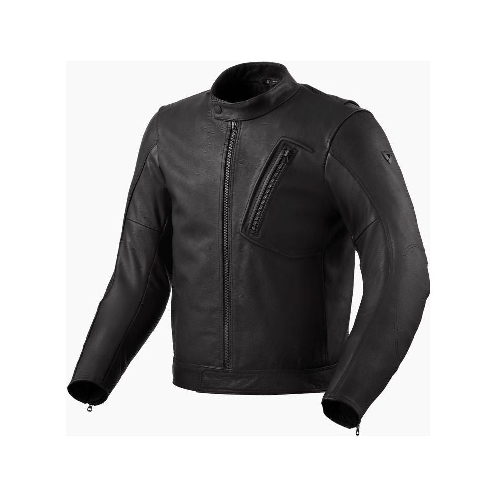 Revit Huxley Leather Jacket Black
