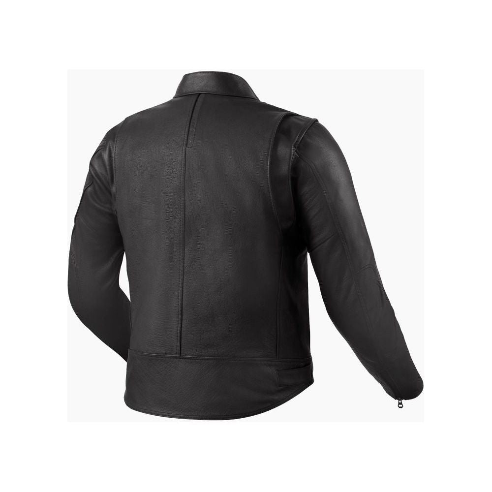 Revit Huxley Leather Jacket Black