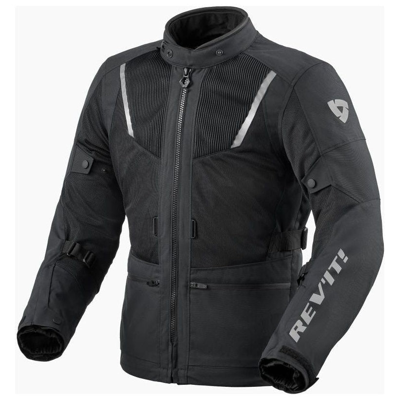 Revit Levante 2 H2O Textile Jacket Black - front view