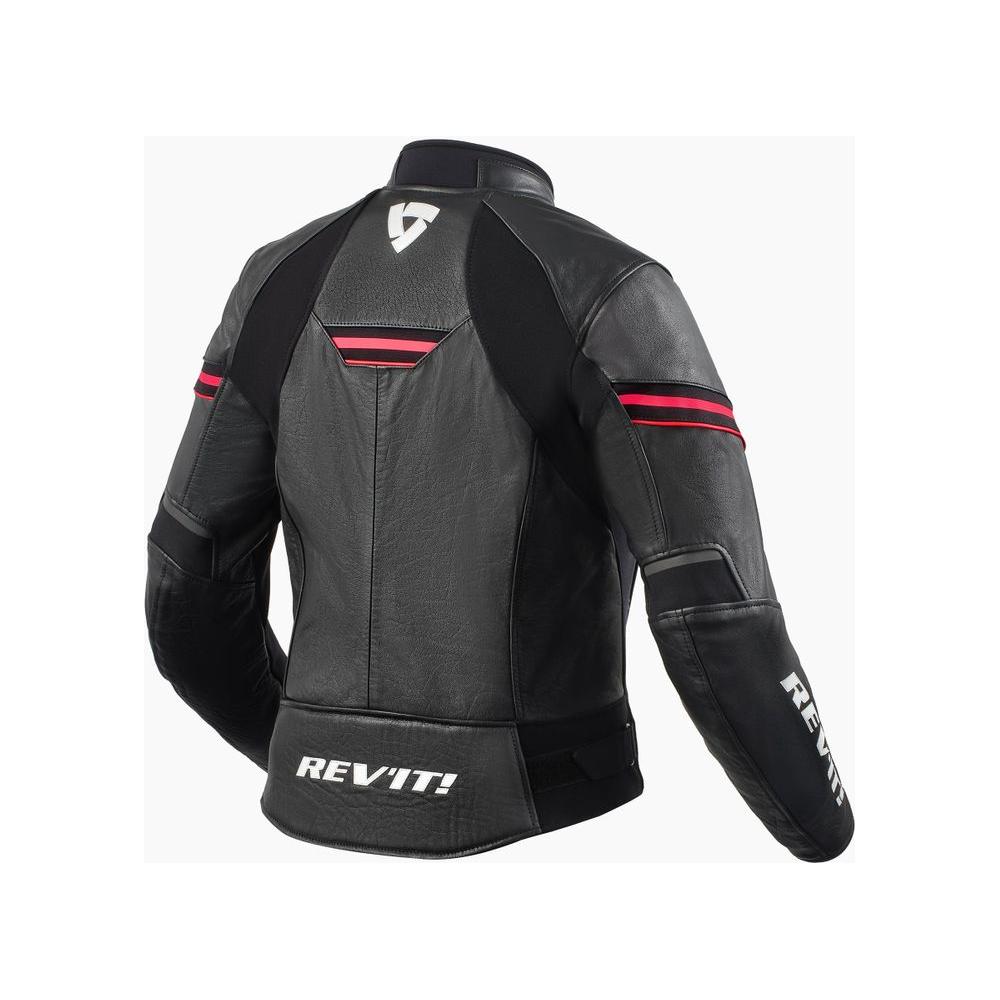 Revit Median Ladies Leather Jacket Black / Pink