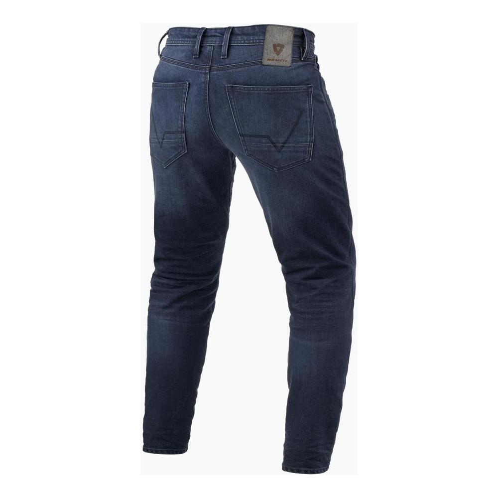 Revit Micah Tapered Fit Denim Jeans Dark Blue Used