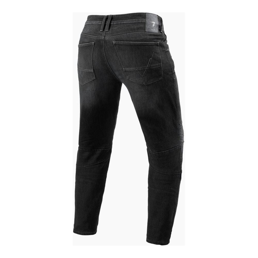 Revit Moto 2 Tapered Fit Denim Jeans Dark Grey Used