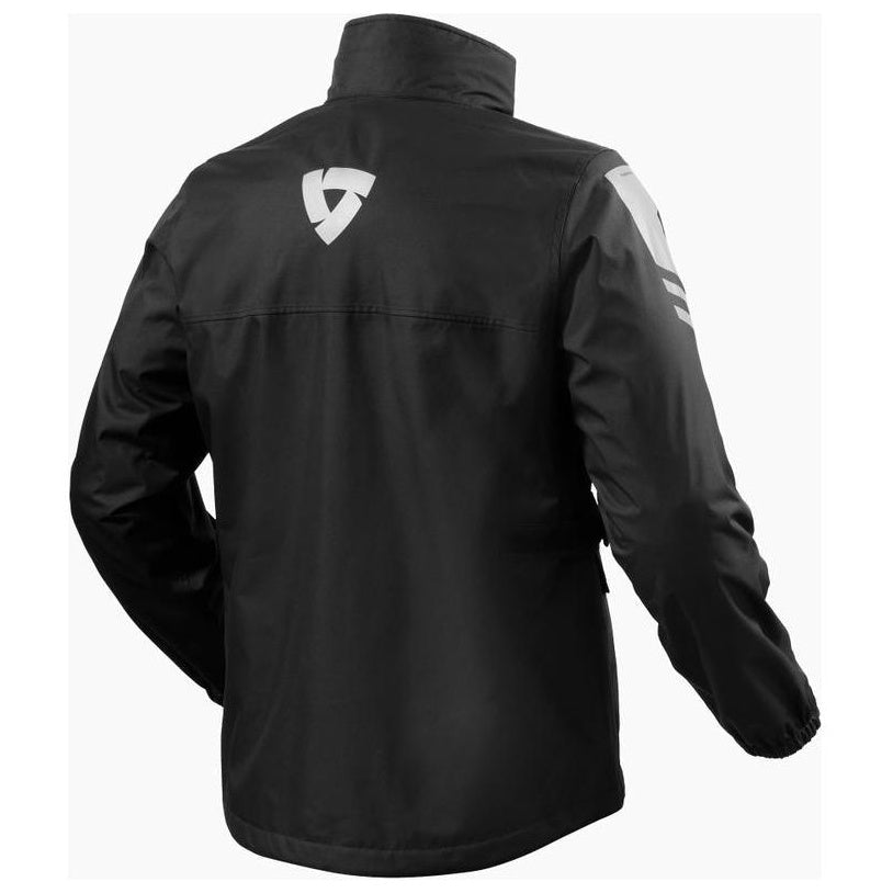 Revit Nitric 4 H2O Rain Over Jacket Black - rear view