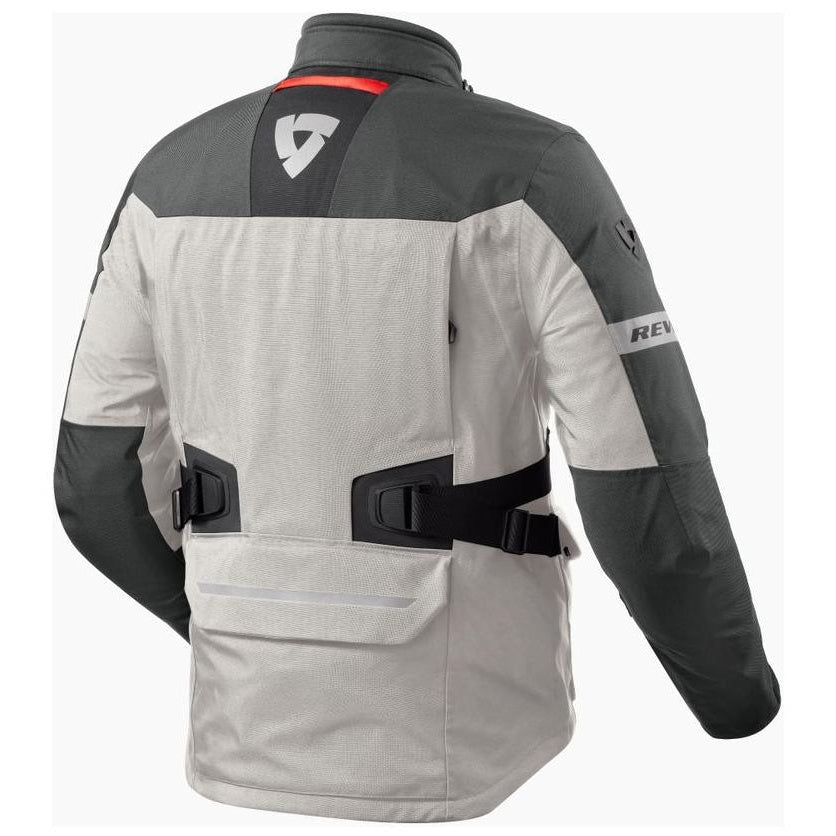 Revit Poseidon 3 Gore-Tex Jacket Silver / Anthracite - rear view
