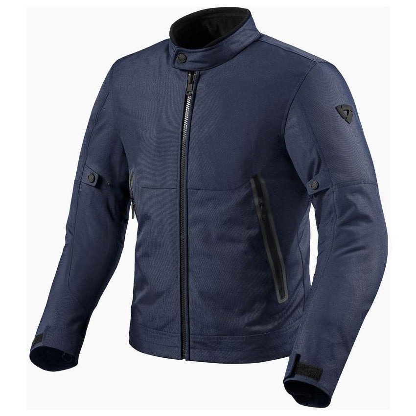 Revit Shade H2O Textile Jacket Blue - front view