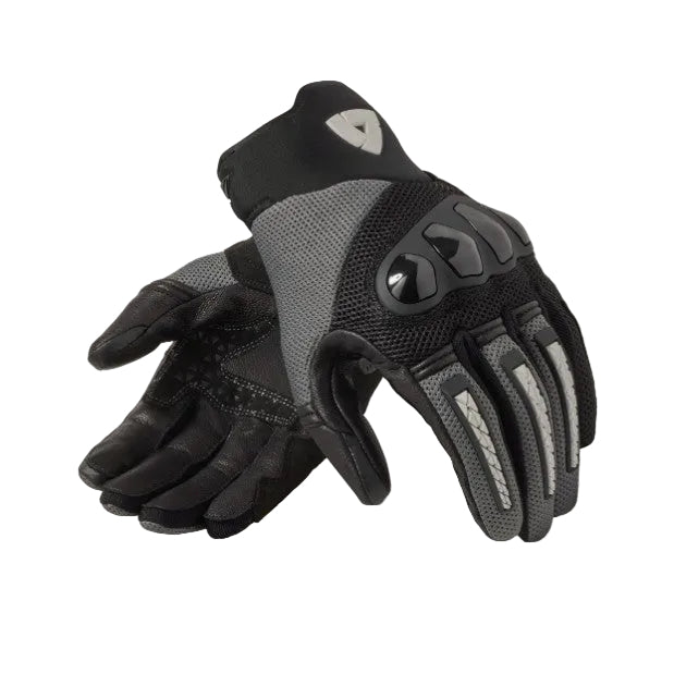 Revit Speedart Air Mesh Textile Gloves Black / Grey - pair angled view