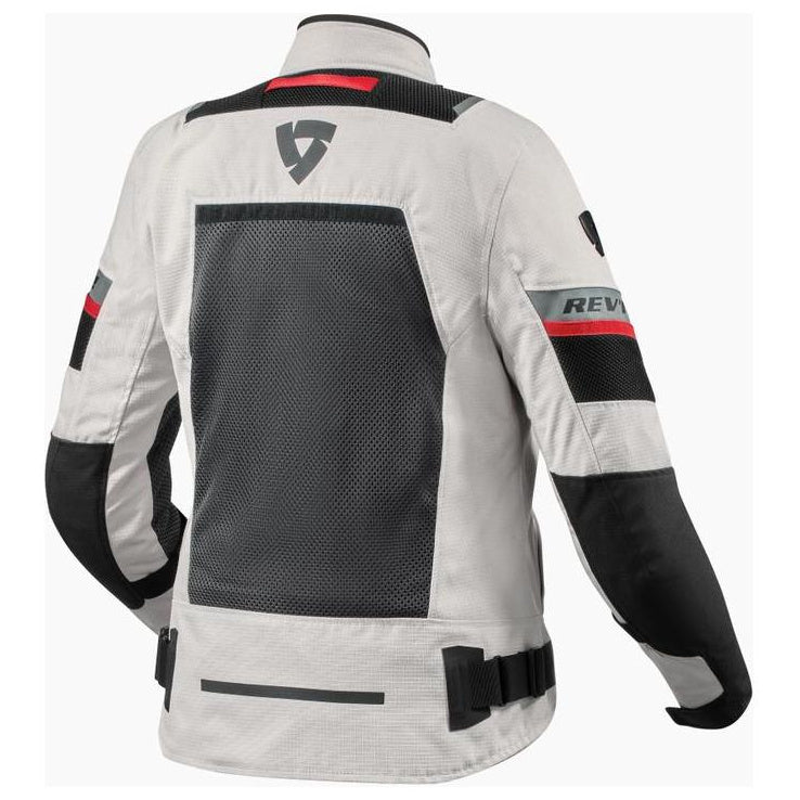 Revit Tornado 4 H2O Ladies Textile Jacket Silver / Black, rear view