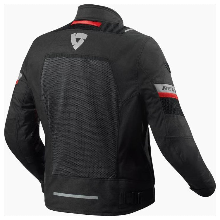 Revit Tornado 4 H2O Textile Jacket Black / Anthracite, rear view