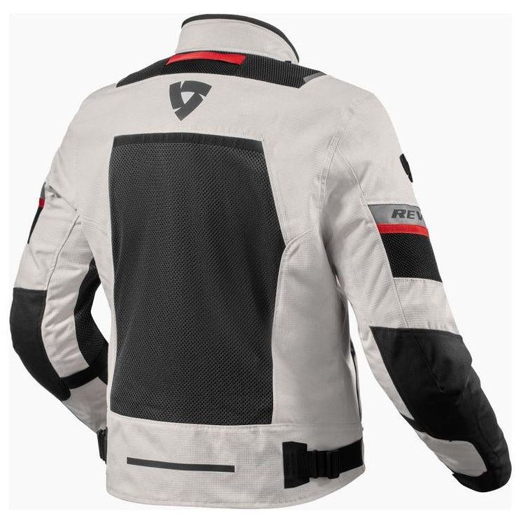 Revit Tornado 4 H2O Textile Jacket Silver / Black, rear view