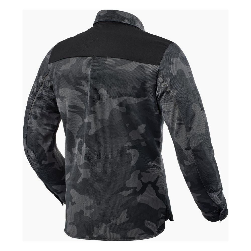 Revit Tracer Air 2 Protective Overshirt Camo Dark Grey