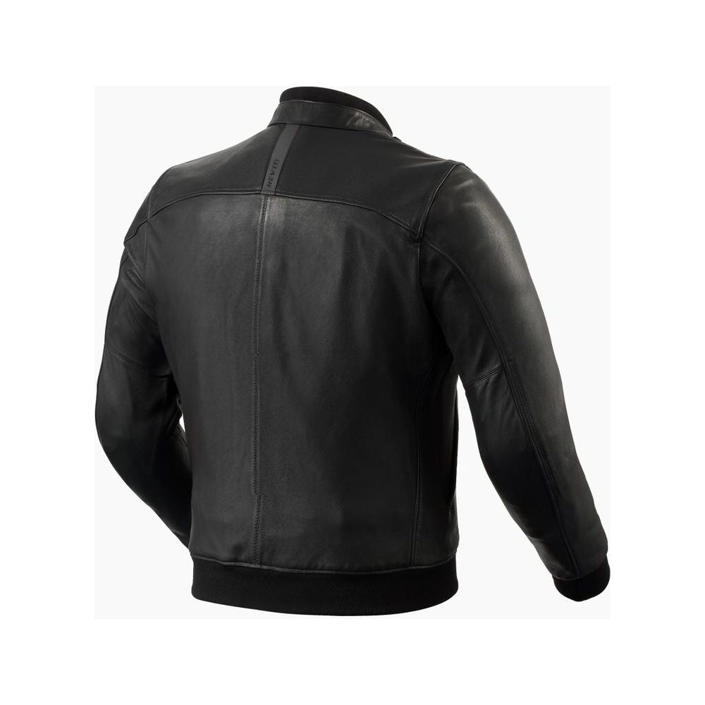 Revit Travon Riding Leather Jacket Black