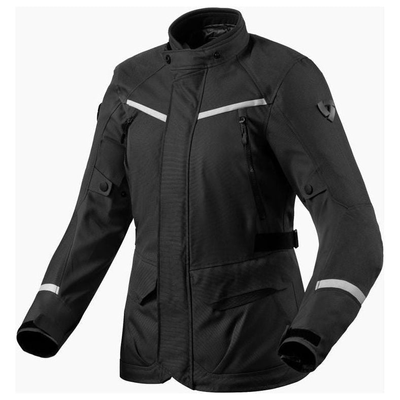Revit Voltiac 3 H2O Ladies Textile Jacket Black / Silver, front view