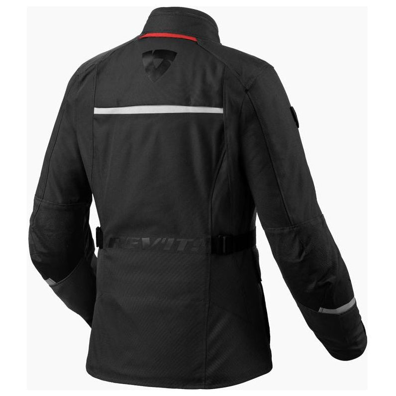 Revit Voltiac 3 H2O Ladies Textile Jacket Black / Silver, rear view