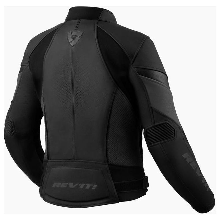 Revit Xena 4 Ladies Leather Jacket Black / Anthracite, rear view