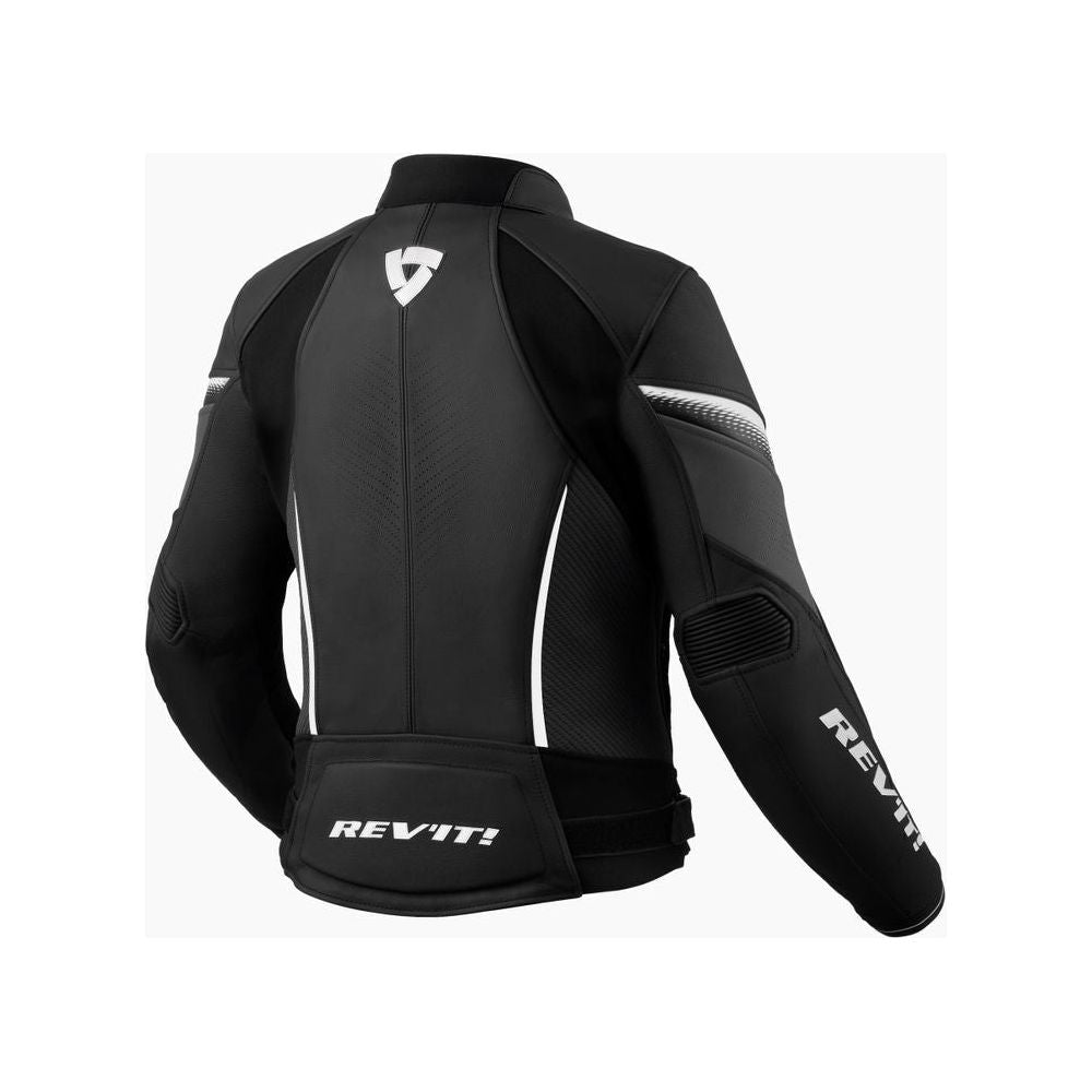 Revit Xena 4 Ladies Leather Jacket Black / White