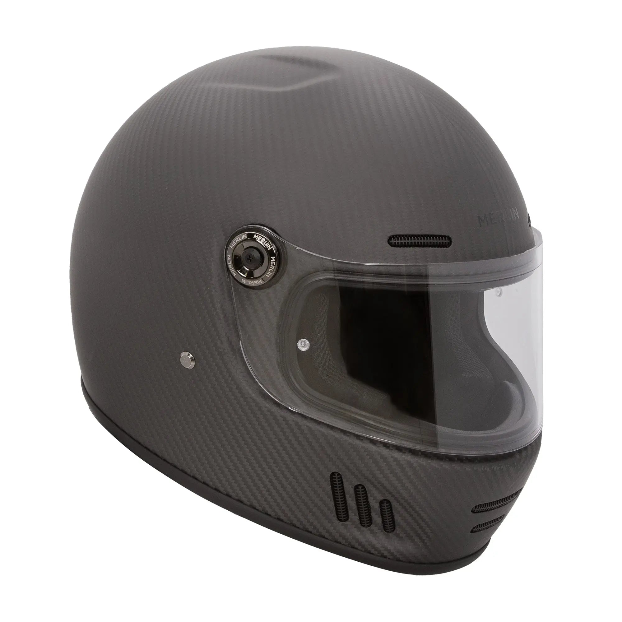 Merlin Revival Matt Carbon FREE UK Delivery, FREE 365 Day Returns | Moto Central