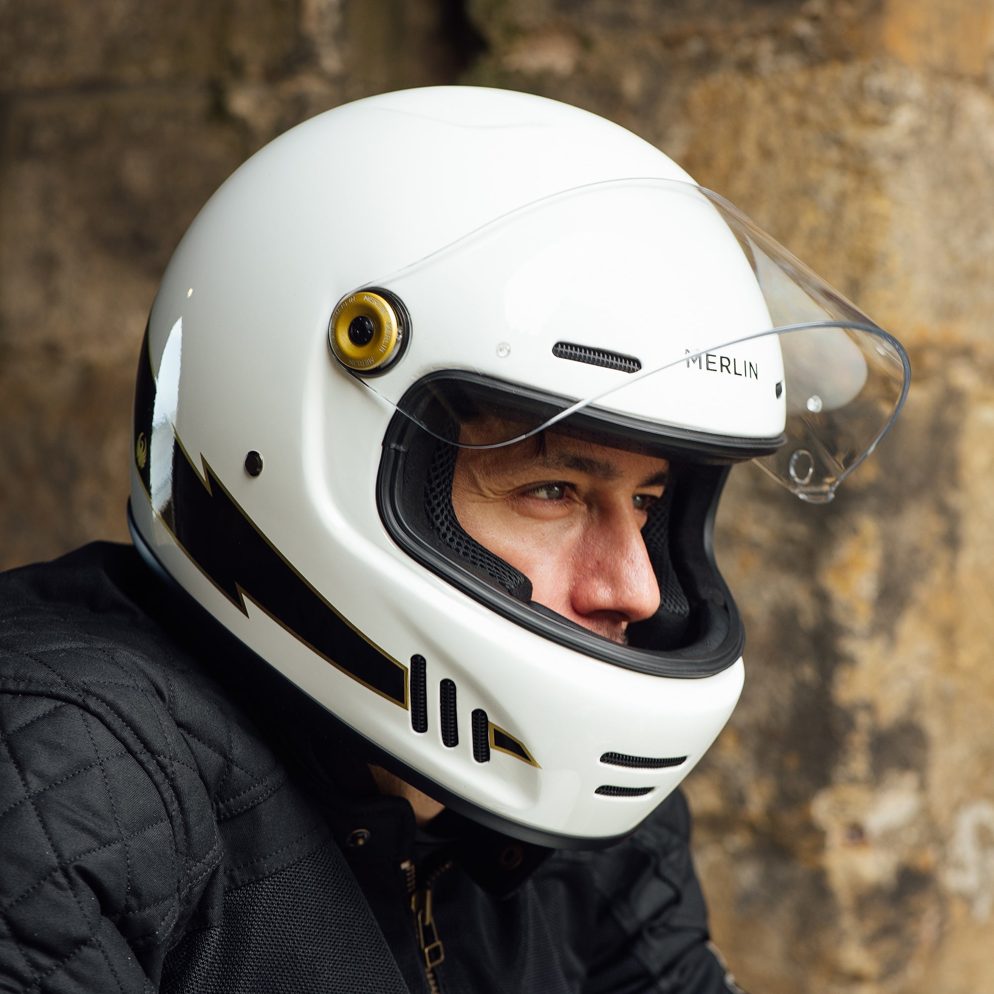 Merlin Revival Flash White FREE UK Delivery, FREE 365 Day Returns | Moto Central