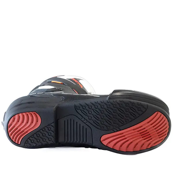 Richa Stradale Boots Black / Red FREE UK Delivery, FREE 365 Day Returns | Moto Central