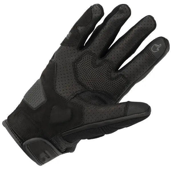 Richa Stradale Summer Mesh Gloves Black - FREE UK Shipping, FREE 365 Day Returns | Moto Central