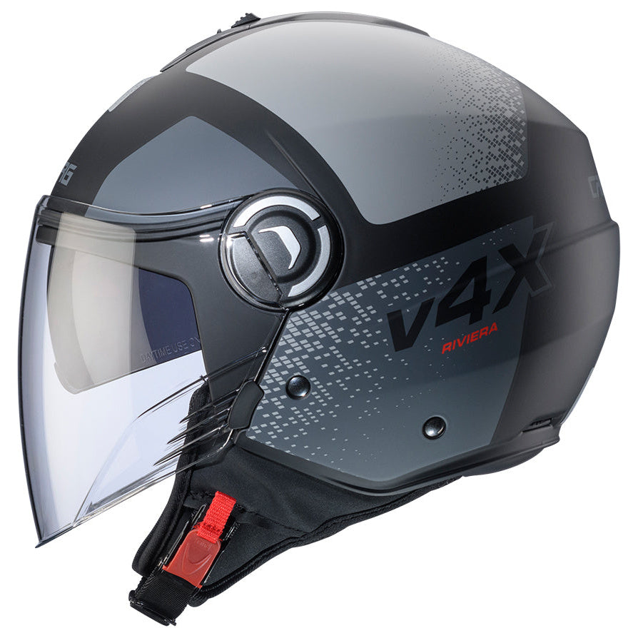 Caberg Riviera V4X Alpha Matt Black / Anthracite / Grey - alternate product view